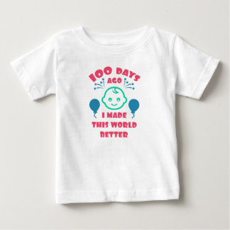 Camiseta De Bebé Celebración de los 100 días del bebé |100 días Bab