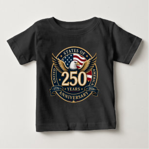 Camiseta De Bebé Celebración de los 250 años de EE. UU.: América 17