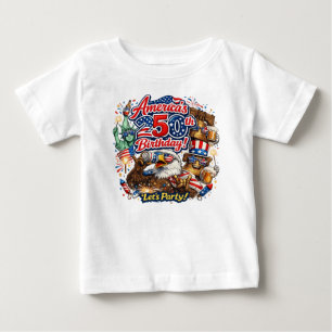 Camiseta De Bebé Celebración del 250 Aniversario de América 4 de Ju