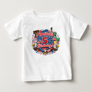 Camiseta De Bebé Celebración del 250 Aniversario de América el 4 de