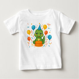 Camiseta De Bebé Celebración del cumpleaños de los dinosaurios ador