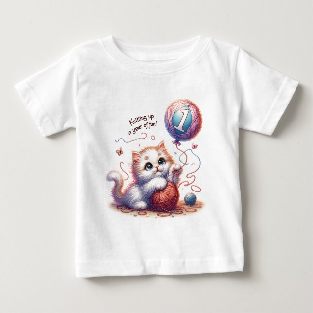 Camiseta De Bebé Celebración perfecta: ¡Diversión de primer año! (Anverso)