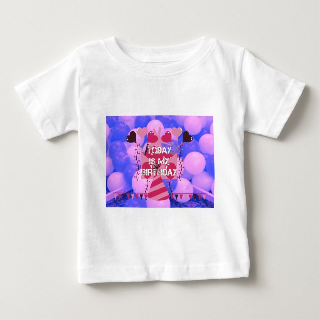 Camiseta De Bebé Celebrando mis bendiciones de cumpleaños (Anverso)