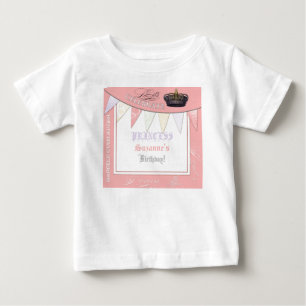 Camiseta De Bebé Celebrar al Chica del partido de cumpleaños de la 