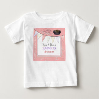 Camiseta De Bebé Celebrar el cumpleaños de la princesa de papá y de