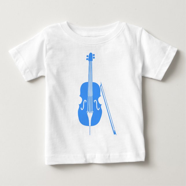 Camiseta De Bebé Cello - Azul bebé (Anverso)