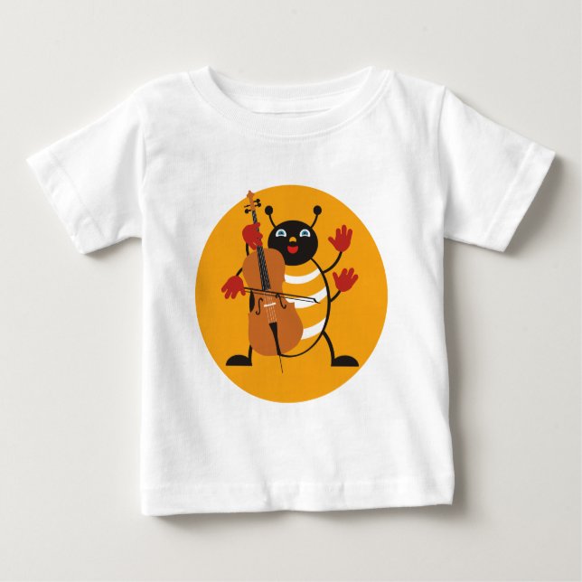 Camiseta De Bebé Cello Bug (Anverso)