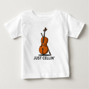 Camiseta De Bebé Cello de Música Cellista