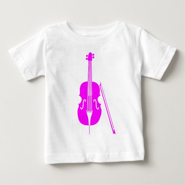 Camiseta De Bebé Cello - Magenta (Anverso)