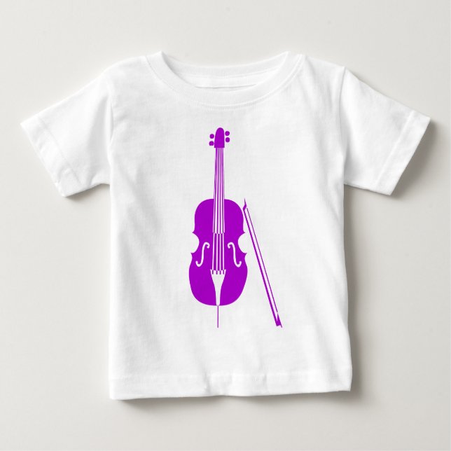 Camiseta De Bebé Cello - Púrpura (Anverso)