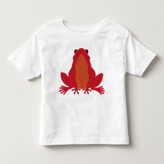 Camiseta De Bebé Celtic Frog - Red (Anverso)