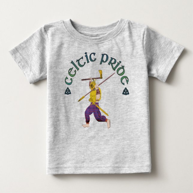 Camiseta De Bebé Celtic Pride Shirt Celtic Warrior  (Anverso)