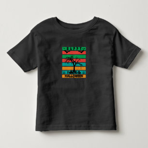 Camiseta De Bebé Cementerio de bandas multicolor con murciélagos y 