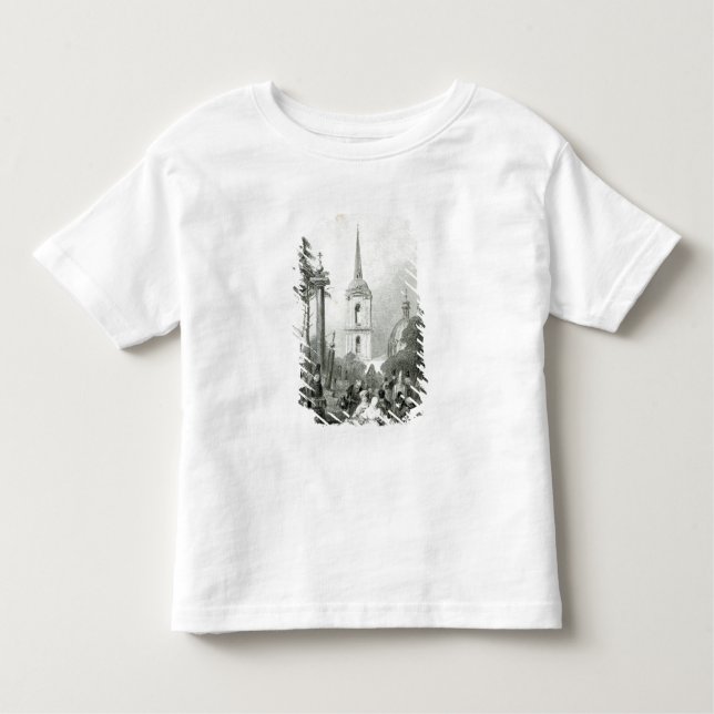 Camiseta De Bebé Cementerio de la iglesia de Smolensko (Anverso)