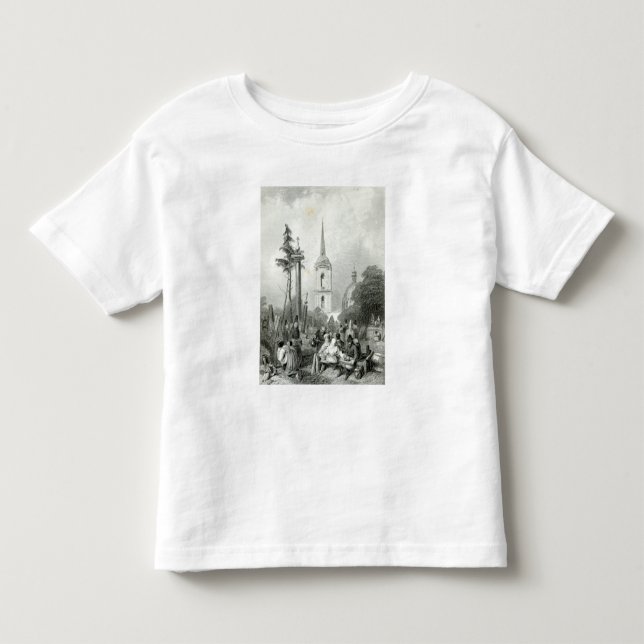 Camiseta De Bebé Cementerio de la iglesia de Smolensko (Anverso)