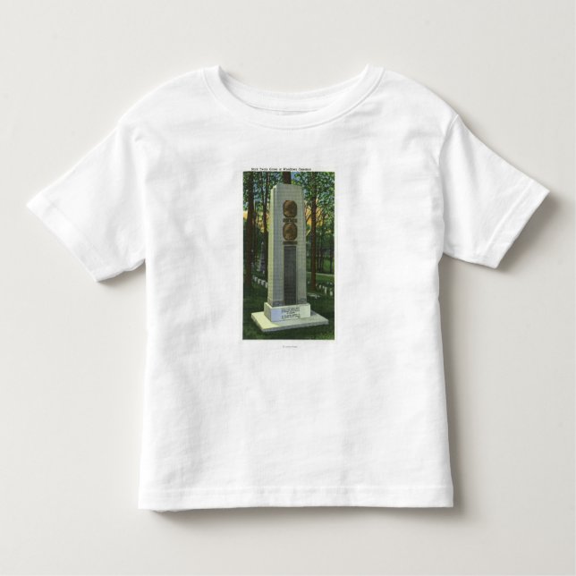 Camiseta De Bebé Cementerio de Woodlawn, escena de la lápida (Anverso)