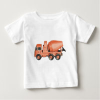 Cemento Cement Toy Truck Naranja de concreto