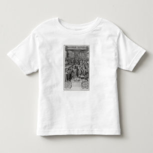 Camiseta De Bebé Cena de Louis XIV en el hotel de ville