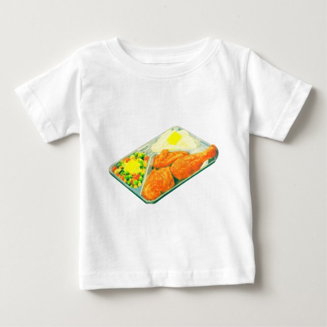 Camiseta De Bebé Cena de TV (Anverso)