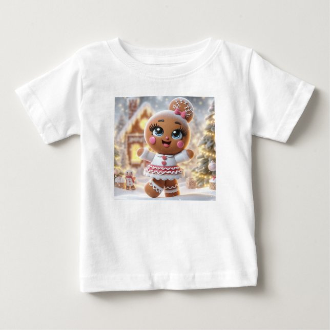 Camiseta De Bebé Cenicienta de Jengibre Destello (Anverso)