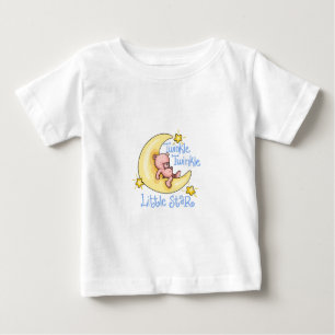 CAMISETA DE BEBÉ CENTELLEO DEL CENTELLEO POCA ESTRELLA
