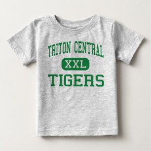 Camiseta De Bebé Central de Tritón - tigres - alta - Fairland