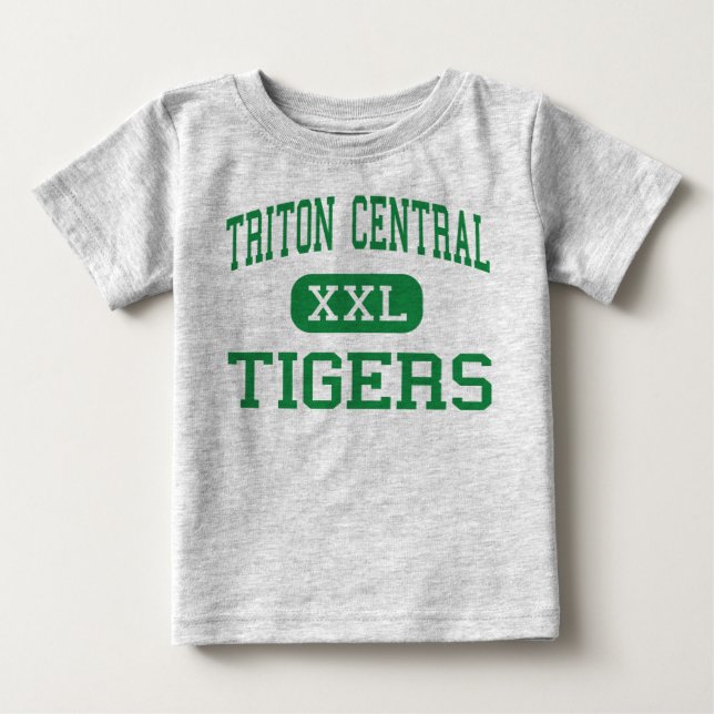 Camiseta De Bebé Central de Tritón - tigres - alta - Fairland (Anverso)