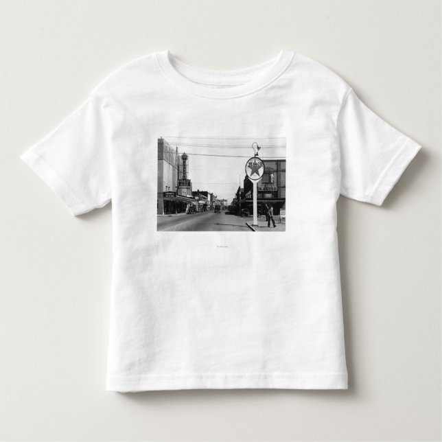 Camiseta De Bebé Centralia, fotografía de la opinión de la ciudad (Anverso)