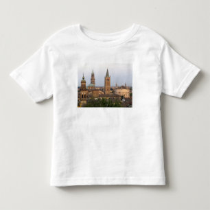 Camiseta De Bebé centro de la ciudad de Parma; iglesia Battistero a