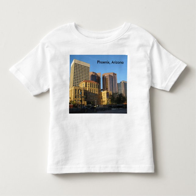 Camiseta De Bebé Centro de Phoenix, Arizona (Anverso)