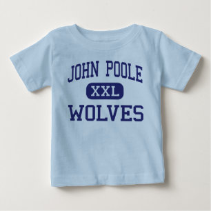 Camiseta De Bebé Centro Poolesville de los lobos de Juan Poole