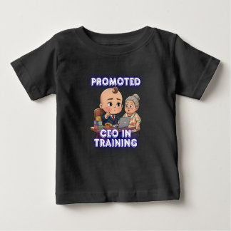 Camiseta De Bebé CEO in Training Baby T-Shirt – Funny Grandma Gift