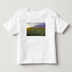 Camiseta De Bebé Cerca de alambre de púas en el noreste de Montana