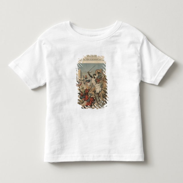 Camiseta De Bebé Cerca de Casablanca la carga de los goumiers (Anverso)
