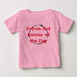 Camiseta De Bebé Cercador caliente del día - cercador caliente