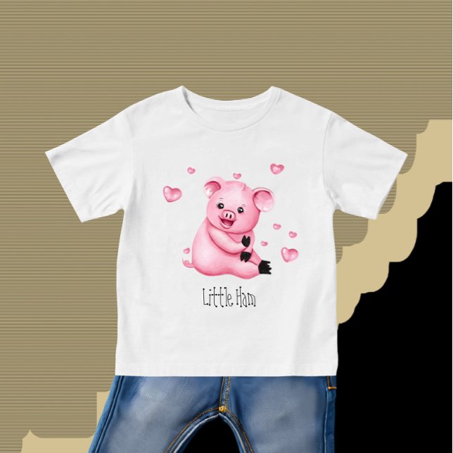 Camiseta De Bebé Cerdito lindo (Subido por el creador)