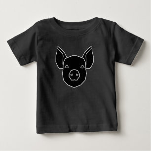 Camiseta De Bebé cerdo