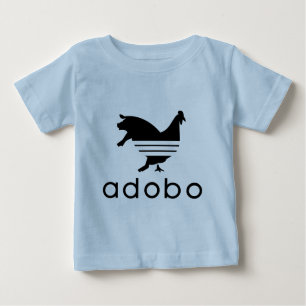 Camiseta De Bebé Cerdo del pollo del Adobo