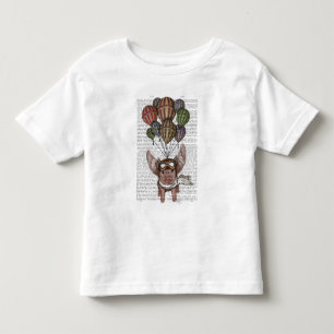 Camiseta De Bebé Cerdo en llamas