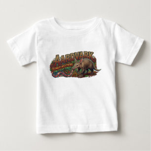 Camiseta De Bebé Cerdo Hormiguero - El Último Insectívoro - Lengua