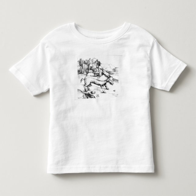 Camiseta De Bebé Cerdo monstruoso (Anverso)