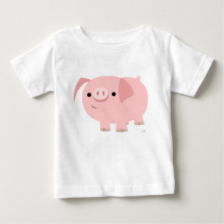 Camiseta De Bebé Cerdo Personalizado lindo Camiseta bebé