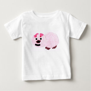 Camiseta De Bebé Cerdo rosa