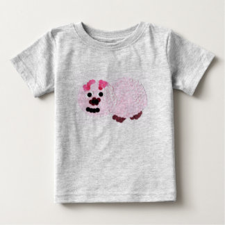Camiseta De Bebé Cerdo rosa