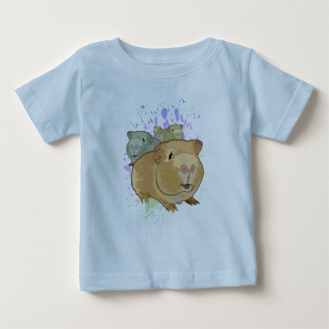 Camiseta De Bebé Cerdos de Guinea (Anverso)
