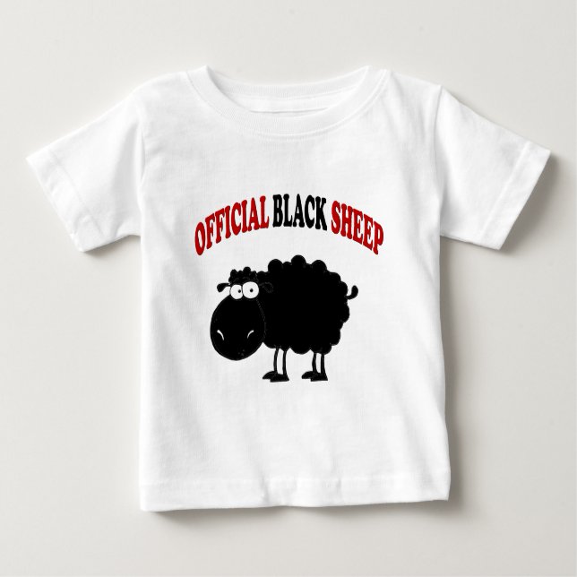 Camiseta De Bebé Cerdos negros divertidos (Anverso)