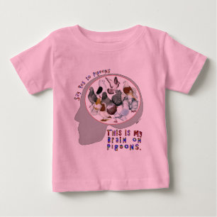 Camiseta De Bebé Cerebro En Las Cerdo