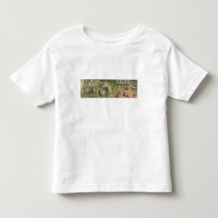 Camiseta De Bebé Ceremonia de matrimonio pintada en el panel de cas