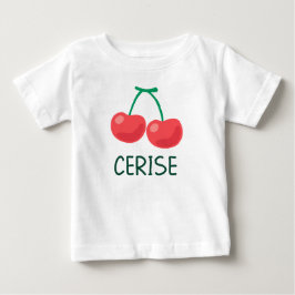 Camiseta De Bebé Cereza