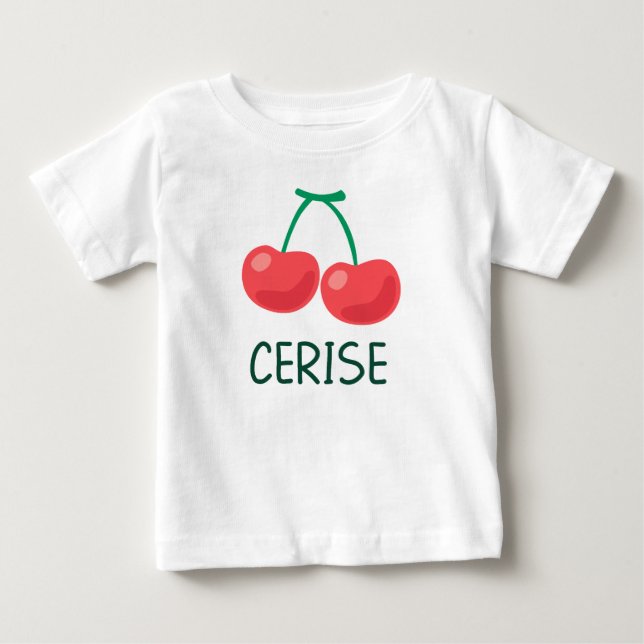 Camiseta De Bebé Cereza (Anverso)